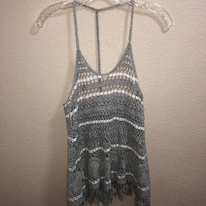 Long knitted top. Super cute!
